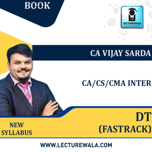 CA INTER DT FASTRACK Book Only By CA VIJAY SARDA : Online Book