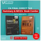 CA Final Direct Tax Summary & MCQ's Book Combo Edition 39 & 4 - By CA Vinod Gupta (For Nov. 2022)