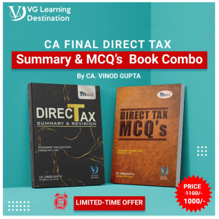 CA Final Direct Tax Summary & MCQ's Book Combo Edition 39 & 4 - By CA Vinod Gupta (For Nov. 2022)