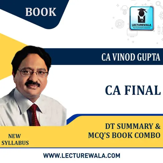 CA Final Direct Tax Summary & MCQ's Book Combo Edition 39 & 4 - By CA Vinod Gupta (For Nov. 2022)