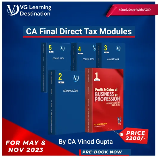 CA Final Direct Tax Modules Book By CA Vinod Gupta :Online Books