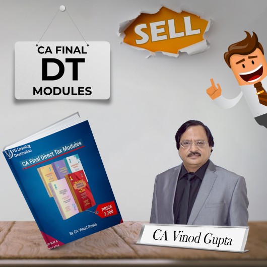 CA Vinod Gupta Direct Tax Modules 41th Edition Online Study Material For CA Final New Syllabus