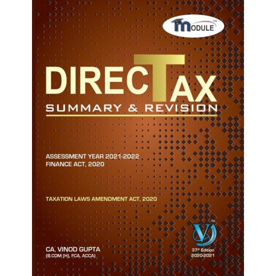CA Final Direct Tax Summery & Revision Book 39th Edition By CA Vinod Gupta (For Nov. 2022)