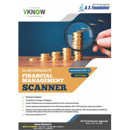 CA Final  Financial Management Scanner 2 Edition By CA, CPA Vinod Kumar Agarwal ( For Nov 2022 & May 2023)