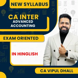 CA Vipul Dhall Advanced Accounting Exam Oriented Online Classes For CA Inter