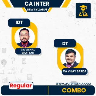CA INTER DT IDT REGULAR NEW SCHEME BY CA VISHAL BHATTAD AND CA VIJAY SARDA: ONLINE CLASSES / PEN DRIVE  CA INTER DT IDT REGULAR NEW SCHEME BY CA VISHAL BHATTAD AND CA VIJAY SARDA: ONLINE CLASSES / PEN DRIVE