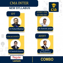 CMA Inter Group-2 Combo  Regular Course New Syllabus : Video Lecture + Study Material By CA Satish Jalan CA Santosh Kr CA Vishal Bhattad CA Amit Bachhawat) (For Dec 2022 & Juen 2023)