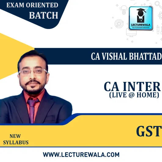 CA Inter Indirect Tax Fast Track Exam-Oriented Batch by CA Vishal Bhattad : Pendrive / Google Drive CA Inter Indirect Tax Fast Track Exam-Oriented Batch by CA Vishal Bhattad : Pendrive / Google Drive