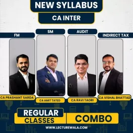 CA Vishal Bhattad GST,CA Prashant Sarda FM,CA Amit Tated SM & CA Ravi Taori Audit Regular Online Classes For Inter CA Vishal Bhattad GST,CA Prashant Sarda FM,CA Amit Tated SM & CA Ravi Taori Audit Regular Online Classes For Inter