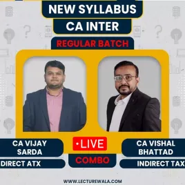 CA Vijay Sarda DT &amp; CA Vishal Bhattad IDT Combo Regular Live Online Classes For CA Inter