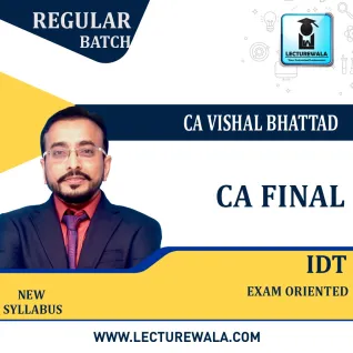CA Final Indirect Tax Regular Exam-Oriented Batch by CA Vishal Bhattad : Pen Drive / Google Drive CA Final Indirect Tax Regular Exam-Oriented Batch by CA Vishal Bhattad : Pen Drive / Google Drive