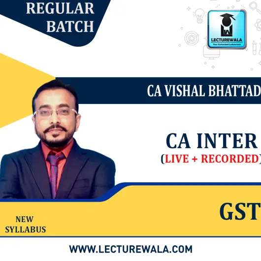 CA Inter Indirect Tax Regular In-Depth Batch by CA Vishal Bhattad : Google Drive / Pen Drive CA Inter Indirect Tax Regular In-Depth Batch by CA Vishal Bhattad : Google Drive / Pen Drive