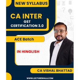CA/CS/CMA Professional GST CERTIFICATION ACE Batch 3.0 by CA Vishal Bhattad