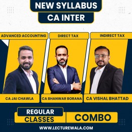 CA Inter Combo (Adv Acc, Law, DT, IDT) 