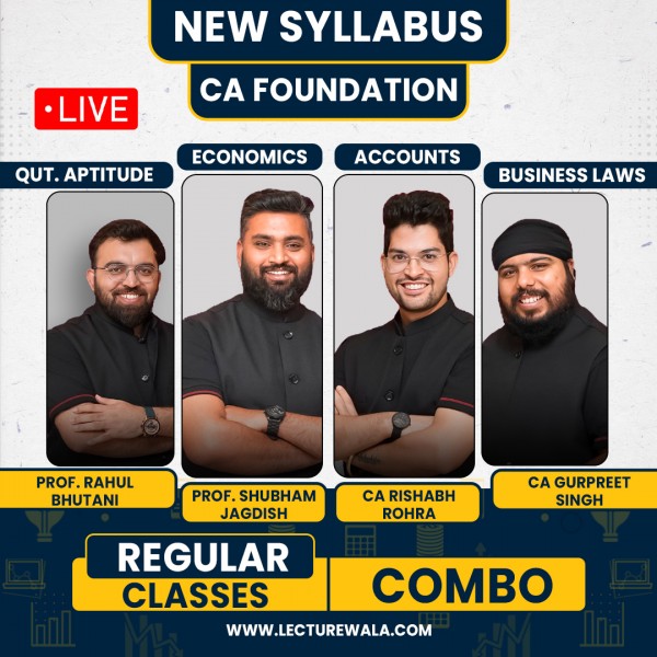 Vishwas CA Classes All Subject Combo Regular Online Classes For CA Foundation: Live Online Classes.
