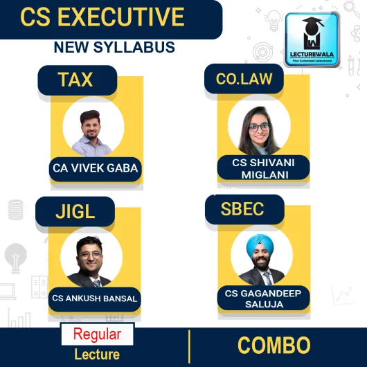 CS Executive Module 1 Combo Live @ Home Regular Course By VG Study Hub : Online live classes.