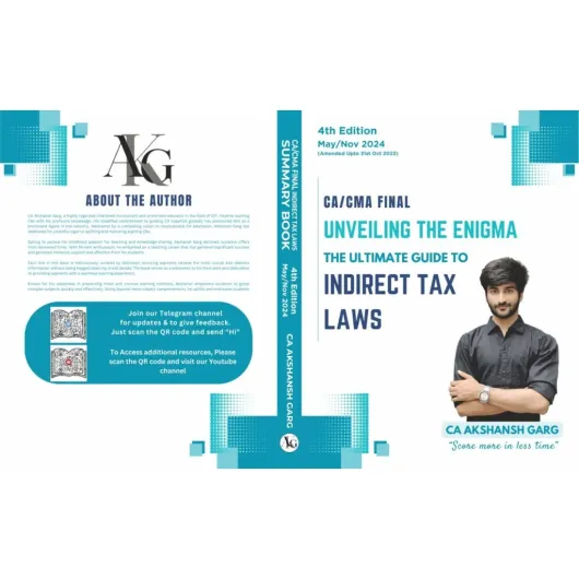 Akshansh Garg IDT Books- CA Final IDT Summary Book By Akshansh Garg