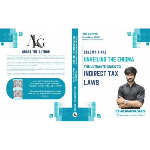 Akshansh Garg  IDT Books- CA Final IDT Summary Book By Akshansh Garg