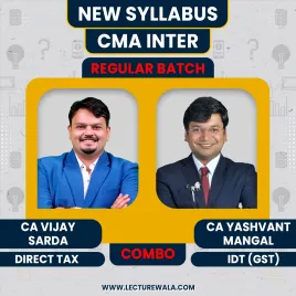 CA Vijay Sarda &amp; CA Yashwant Mangal DT &amp; IDT Combo For CMA Inter: Google Drive &amp; Pendrive Classes.