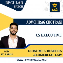 CS EXECUTIVE ECONOMICS BUSINESS & COMERCIAL LAW OLD SYLLABUS MODULE II BY YES ACADEMY ; ONLINE CLASSES