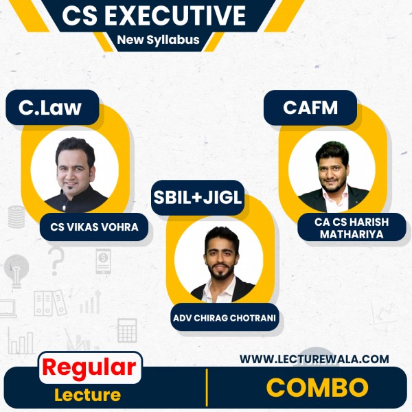 CS Executive New Syllabus Module - 1 Combo Regular Classes BY Yes Academy : Online Classes