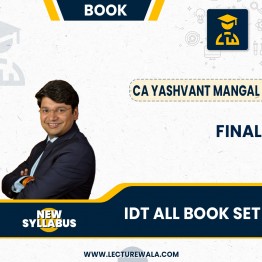 Indirect Tax By CA YASHVANT MANGAL - CA Final IDT ALL Books Set – Main Book + Questionnaire & MCQs Book + Colorful Summary + Raambaan Chart Book – For May/Nov 24