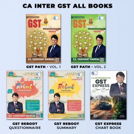 CA Inter GST ALL Books Set By CA Yashvant Mangal: Study Material