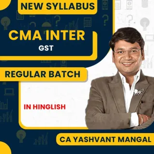 CA Yashwant Mangal IDT (GST) Regular Online Classes For CMA Inter : Google Drive Classes. CA Yashwant Mangal IDT (GST) Regular Online Classes For CMA Inter : Google Drive Classes.