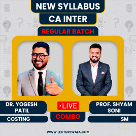 CA Inter Costing &amp; Strategic Management Live Regular Batch By Prof. Shyam Soni &amp; DR. Yogesh Patil : Live/ Online Classes