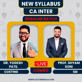 CA Inter Costing &amp; Strategic Management Live Regular Batch By Prof. Shyam Soni &amp; DR. Yogesh Patil : Live/ Online Classes