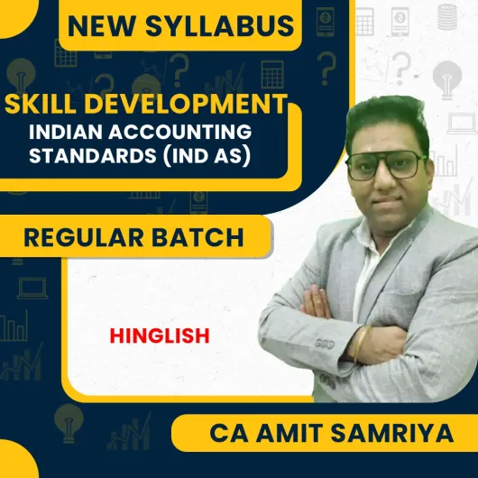CA Amit Samriya Indian Accounting Standards (Ind AS) Skill Development Course : Pen Drive / Online Classes