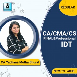  CA FINAL/ CMA Final and CS Professional video Lectures for Indirect Taxes  By CA Yachana Mutha  (For May / Nov  2023)