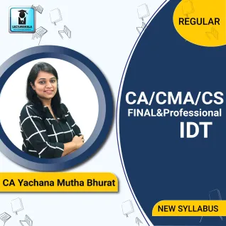 CA FINAL/ CMA Final and CS Professional video Lectures for Indirect Taxes By CA Yachana Mutha (For May / Nov 2023)  CA FINAL/ CMA Final and CS Professional video Lectures for Indirect Taxes By CA Yachana Mutha (For May / Nov 2023)
