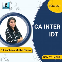  CA Inter video Lectures for Indirect Taxes  By CA Yachana Mutha  (For Nov 2022 and May 2023)