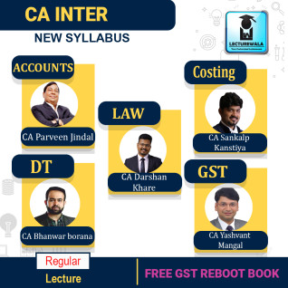 CA Inter Group -1 Regular Course Combo By CA Bhanwar Borana CA Darshan Khare,CA Yasvant Mangal ,CA Sankalp Kanstiya,CA Parveen Jindal : PEN DRIVE / ONLINE CLASSES. CA Inter Group -1 Regular Course Combo By CA Bhanwar Borana CA Darshan Khare,CA Yasvant Mangal ,CA Sankalp Kanstiya,CA Parveen Jindal : PEN DRIVE / ONLINE CLASSES.