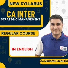 CA inter New syllabus Strategic Management CA Mrugesh Madlani Regular Course In English By Yeashas Academy : Online Classes