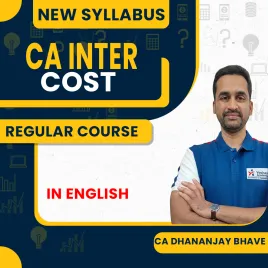 CA inter New syllabus Cost Management CA Dhananjay Bhave Regular Course In English By Yeashas Academy : Online Classes