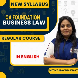 CA Foundation Regular New Syllabus Business Law By NITIKA BACHHAWAT In full English