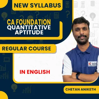 CA Foundation Regular New Syllabus Quantitative Aptitude By Chetan Aniketh In full English