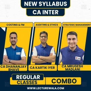 CA inter New syllabus Group - 2 All Subject Regular Course Combo (In English) By Yeashas Academy : Online Classes