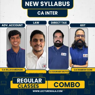 CA inter New syllabus Group - 1 All Subject Regular Course Combo (In English) By Yeashas Academy : Online Classes