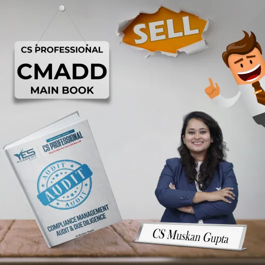 CS Muskan Gupta Compliance Management , Audit & Due Diligence Main Book For CS Professional Online Study Material