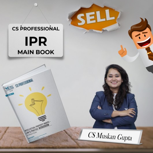 CS Muskan Gupta Intellectual Property Rights - Law & Practice Main Book For CS Professional Online Study Material