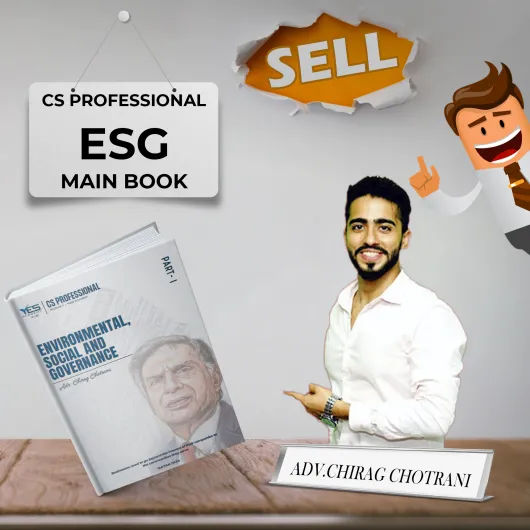 Adv Chirag Chotrani Environmental Social & Governance (ESG) Books For CS Professional Online Study Material