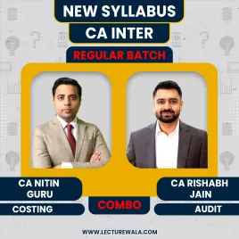 CA Nitin Guru Costing &amp; CA Rishabh Jain Audit Regular Online Classes For CA Inter