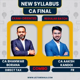 CA Bhanwar Borana DT (Exam Oriented ) &amp; CA Aakash Kandoi FR (Regular ) Batch Classes For CA Final
