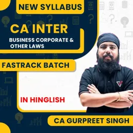 CA Gurpreet Singh Business Corporate And Other Laws Fastrack Plus Batch For CA Inter 