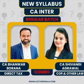 CA Bhanwar Borana Direct Tax &amp; CA Shivangi Agrawal Law Regular Batch Combo For CA Inter