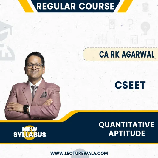 CSEET Paper 4 B Quantitative Aptitude by CA Raj K Agrawal : Google Drive / Pan Drive 