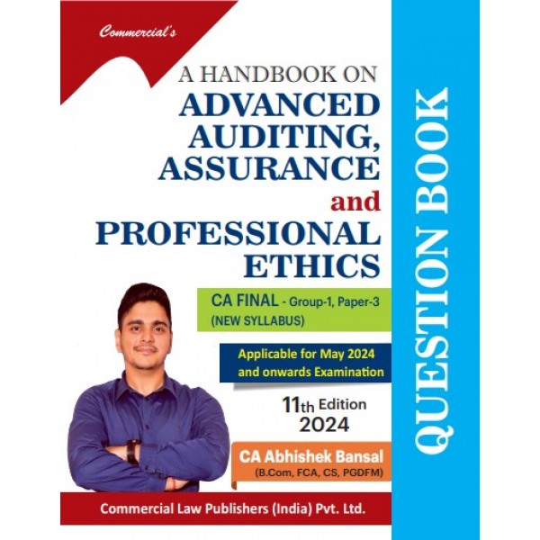 CA Final Audit Question Book By CA Abhishek Bansal : Study Material.